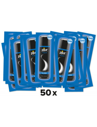 pjur Aqua Żel na bazie wody - Afrodyzjaki, 2 ml, 50 sztuk
