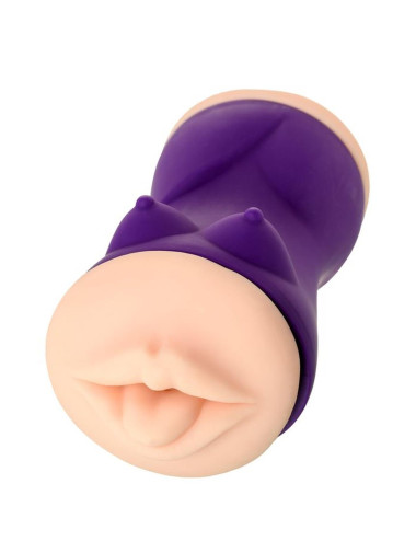 JOS YARA, Masturbator double-sided, TPR, fleshy, 17.5 cm