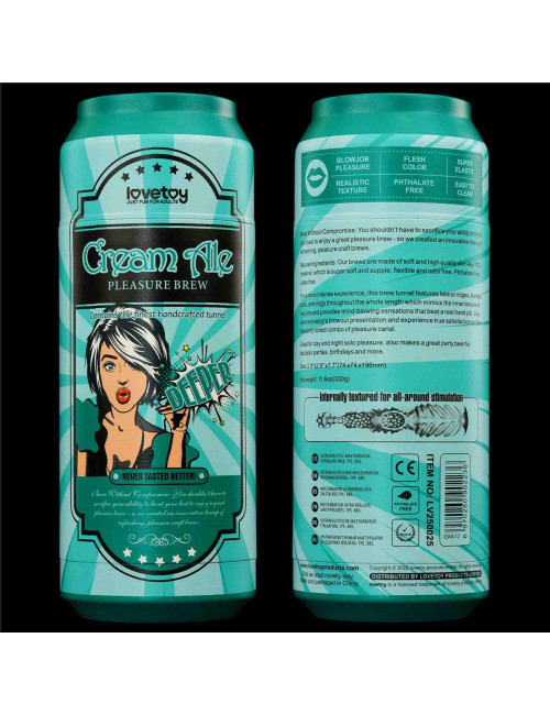 Masturbator TPE Lovetoy Pleasure Brew Cream Ale