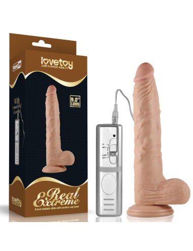 9'' Real Extreme Vibrating Dildo