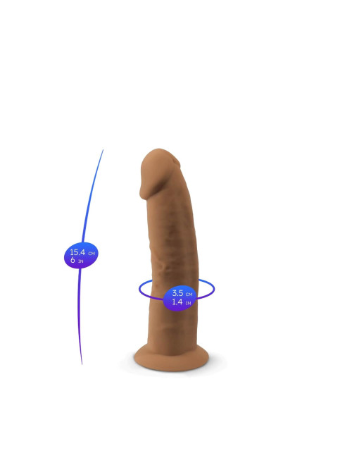 Silexd Model 2 Realistyczny Termoaktywny Dildo 15 cm