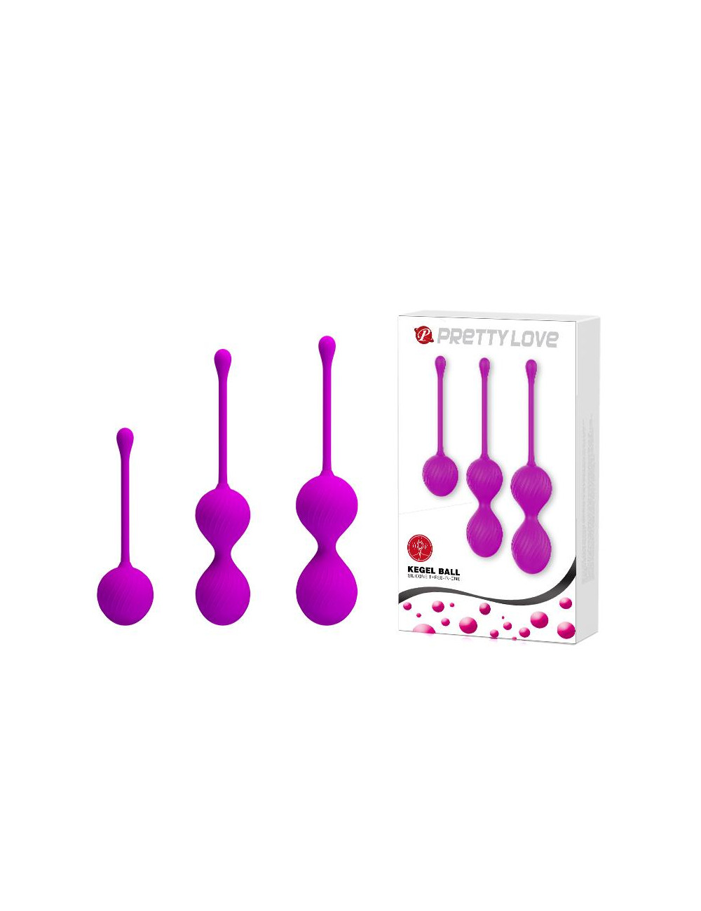 Pretty Love Kegel Ball Fioletowe Kulki Gejszy