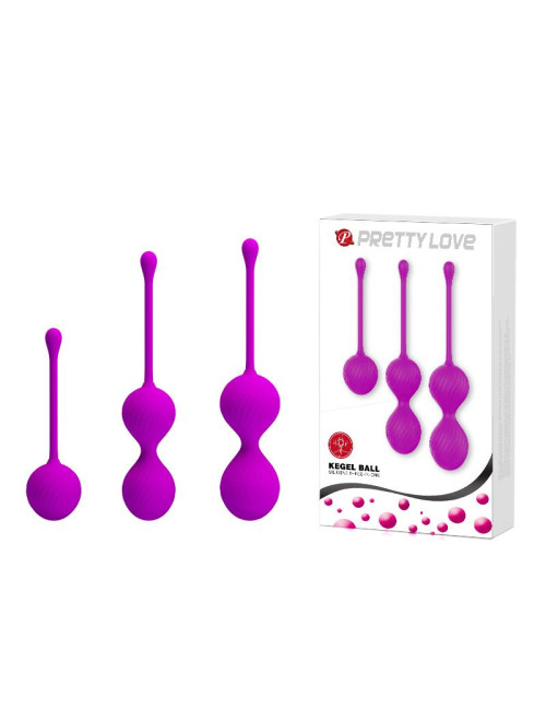 Pretty Love Kegel Ball Fioletowe Kulki Gejszy