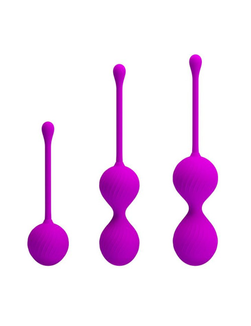 Pretty Love Kegel Ball Fioletowe Kulki Gejszy