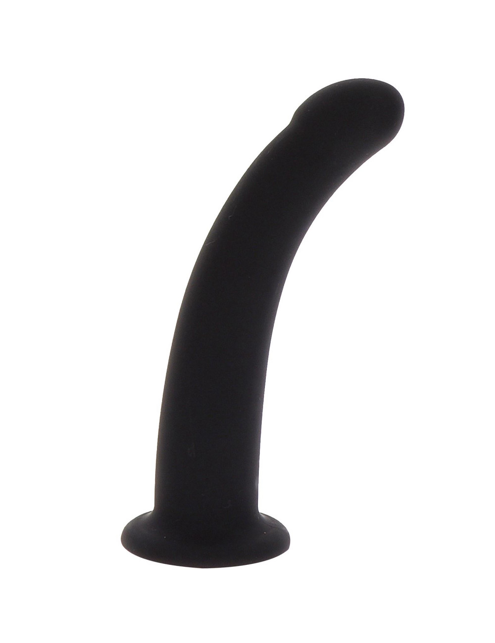 Taboom Strap-On Dong Medium Black - Silikonowy Dildo 14 cm