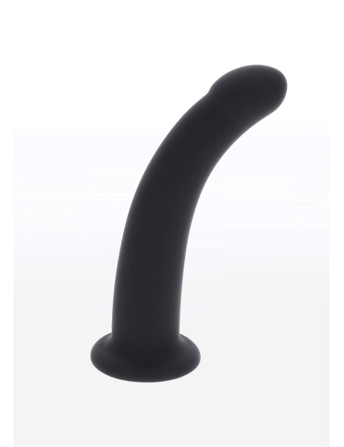 Taboom Strap-On Dong Medium Black - Silikonowy Dildo 14 cm
