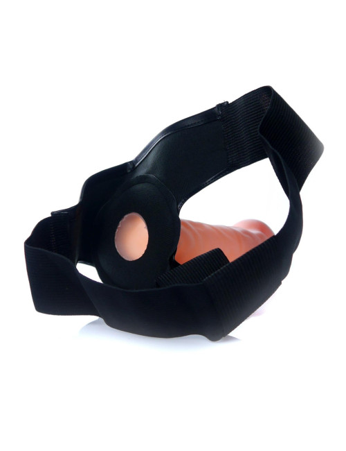 B - Series EasyLove Hollow Strap-On z Cyber Skin i Wibracją