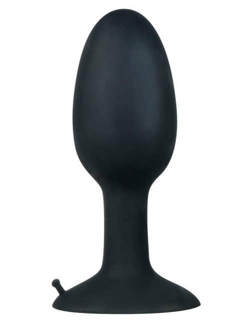 Backdoor Friend Czarny Silikonowy Korek Analny Large 12 cm