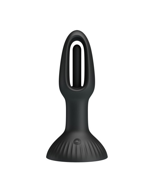 PRETTY LOVE Hubert - Plug analny wibrujący silikon, 7 trybów, ładowanie magnetyczne USB