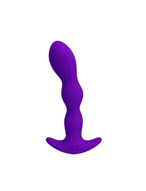 PRETTY LOVE YALE USB – Plug Anal Wibrujący 12 Funkcji, Silikon, Wodoodporny, Zabawki Analne