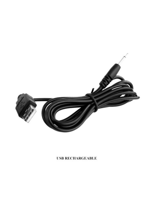 PRETTY LOVE YALE USB – Plug Anal Wibrujący 12 Funkcji, Silikon, Wodoodporny, Zabawki Analne