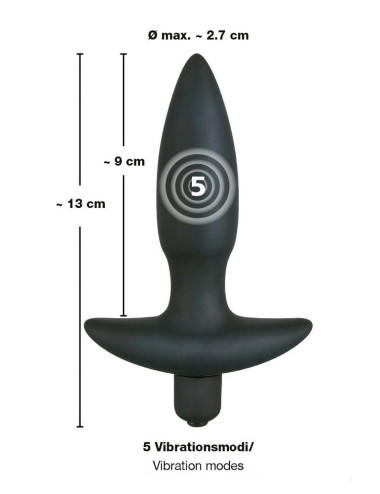 Black Velvets Vibr. Small Plug