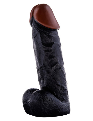 Prince Of Namibia 20 cm Dildo Realistyczny Czarny PVC