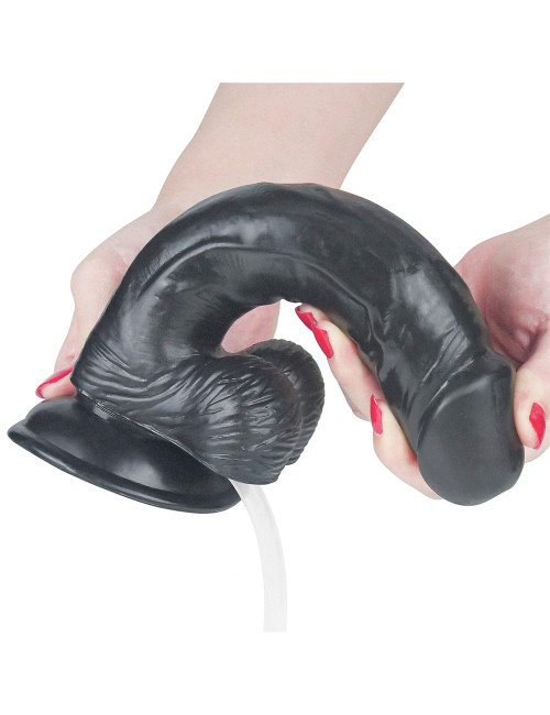 Lovetoy Squirt Extreme Realistyczne Dildo PVC 23 cm Czarne