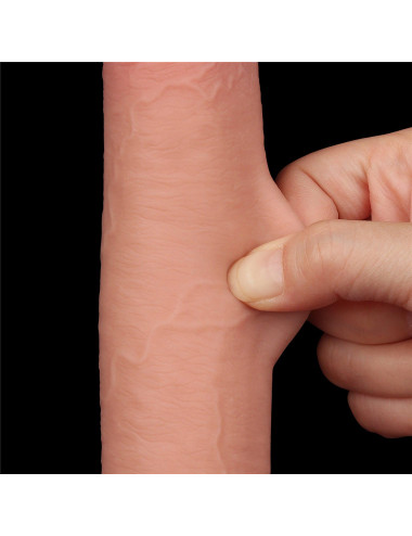 9'' Sliding Skin Dual Layer Dong Flesh