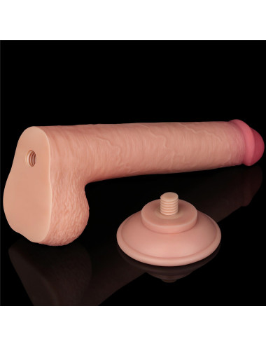 9'' Sliding Skin Dual Layer Dong Flesh