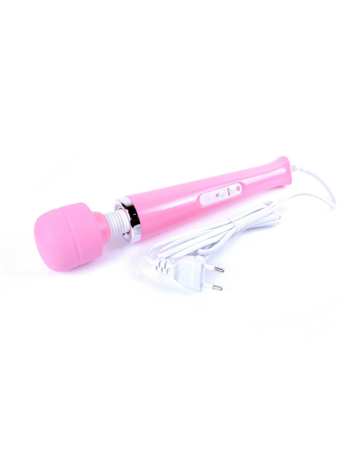 Stymulator-Magic Massager Wand Cable 110-240V Pink 10 Function