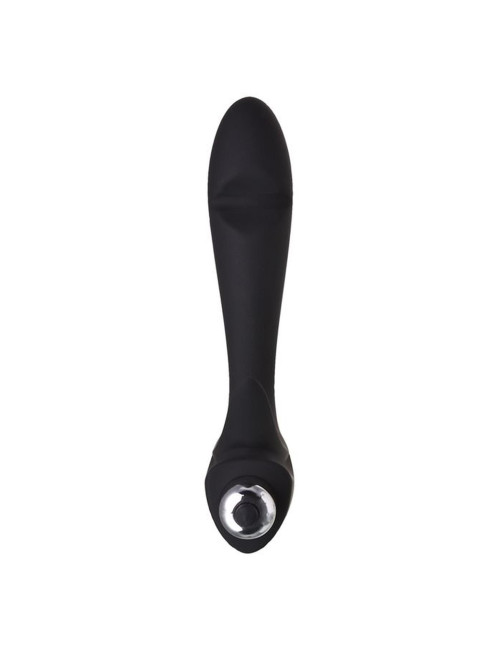 EROTIST First prostate stimulator, silicone, black, 14.4 cm