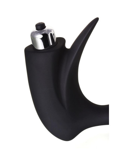 EROTIST First prostate stimulator, silicone, black, 14.4 cm
