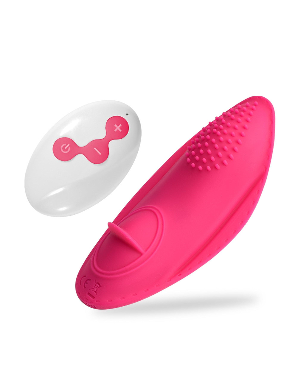 B - Series Lyla Czerwony Wibrator Strap-on 01