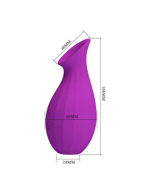 Pretty Love Magic Bottle – Clitoral Suction Stymulator, Wibrator ssący, silikonowy, wodoodporny