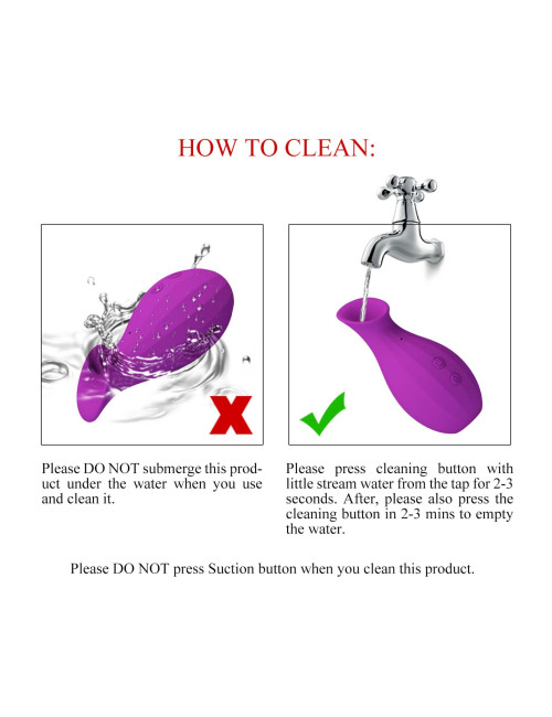 Pretty Love Magic Bottle – Clitoral Suction Stymulator, Wibrator ssący, silikonowy, wodoodporny