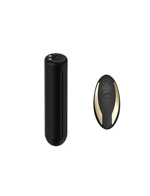 Rock Black Mini Wibrator z Pilotem – Zabawki Wibratory Mini