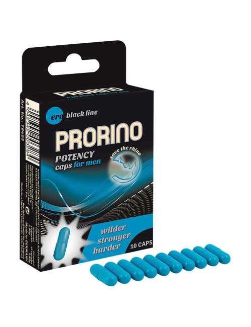 PRORINO Men Afrodyzjaki Erekcja – Kapsułki Potency Caps dla mężczyzn