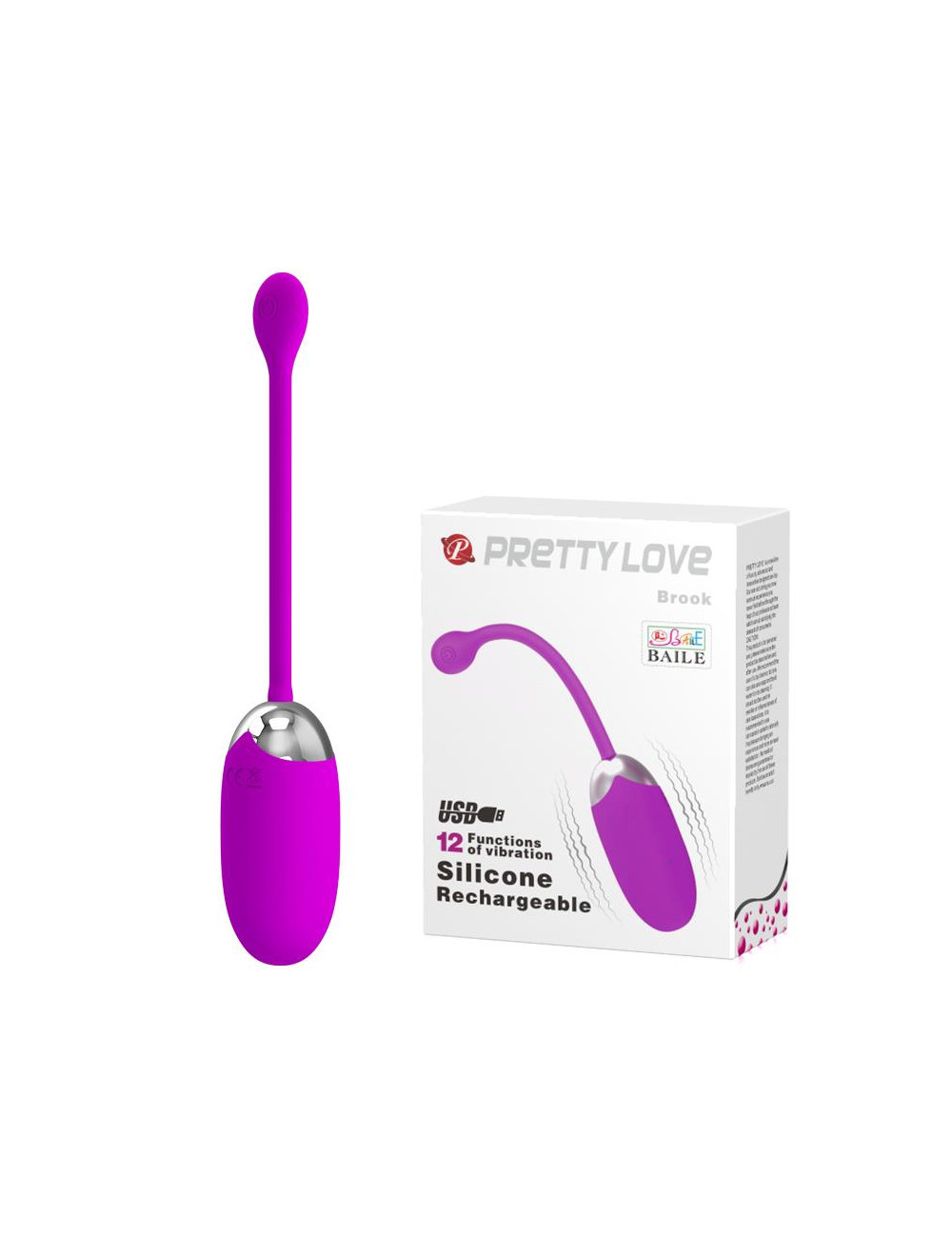 PRETTY LOVE -BROOK, 12 vibration functions Memory function
