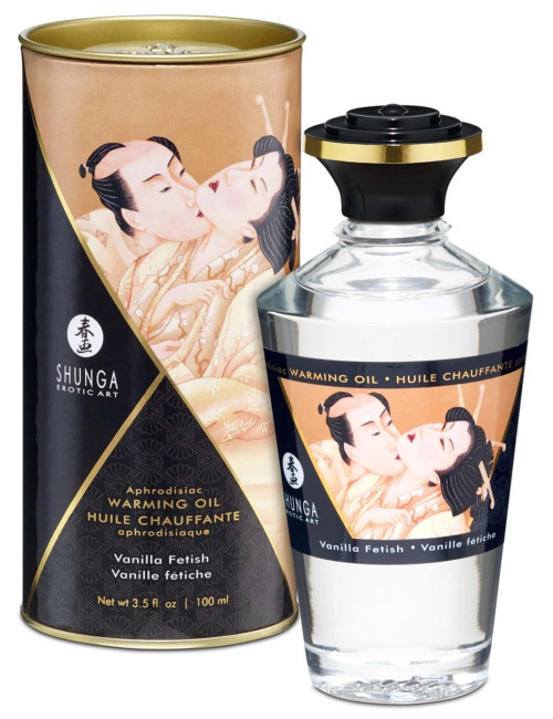 Warming Oil Vanilla Fetish - Afrodyzjak do masażu, olejek waniliowy