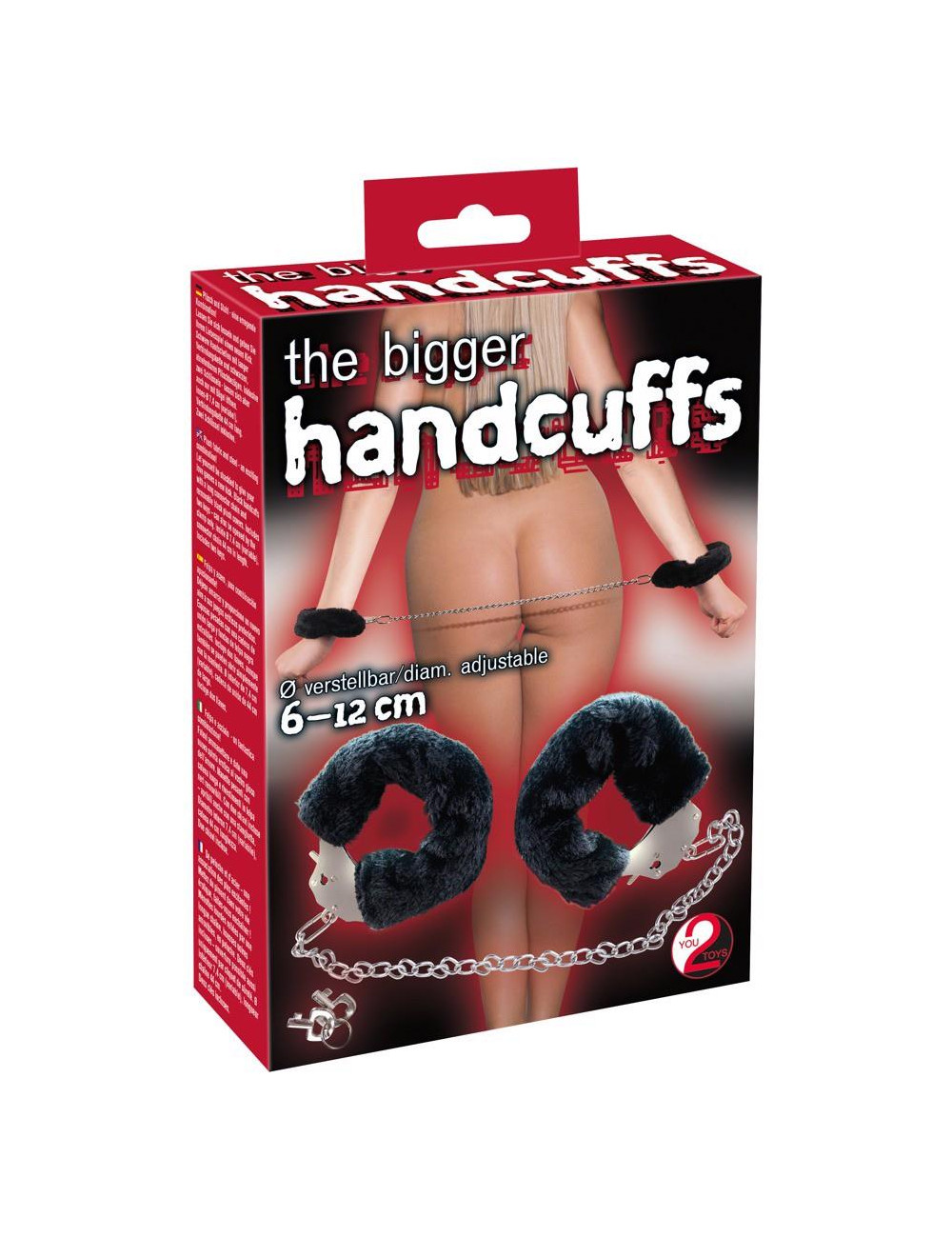Bigger Furry Handcuffs 6-12cm