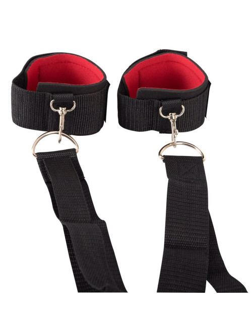 Bed Restraints – Zestaw Kagańców do Łóżka BDSM, Wiązania