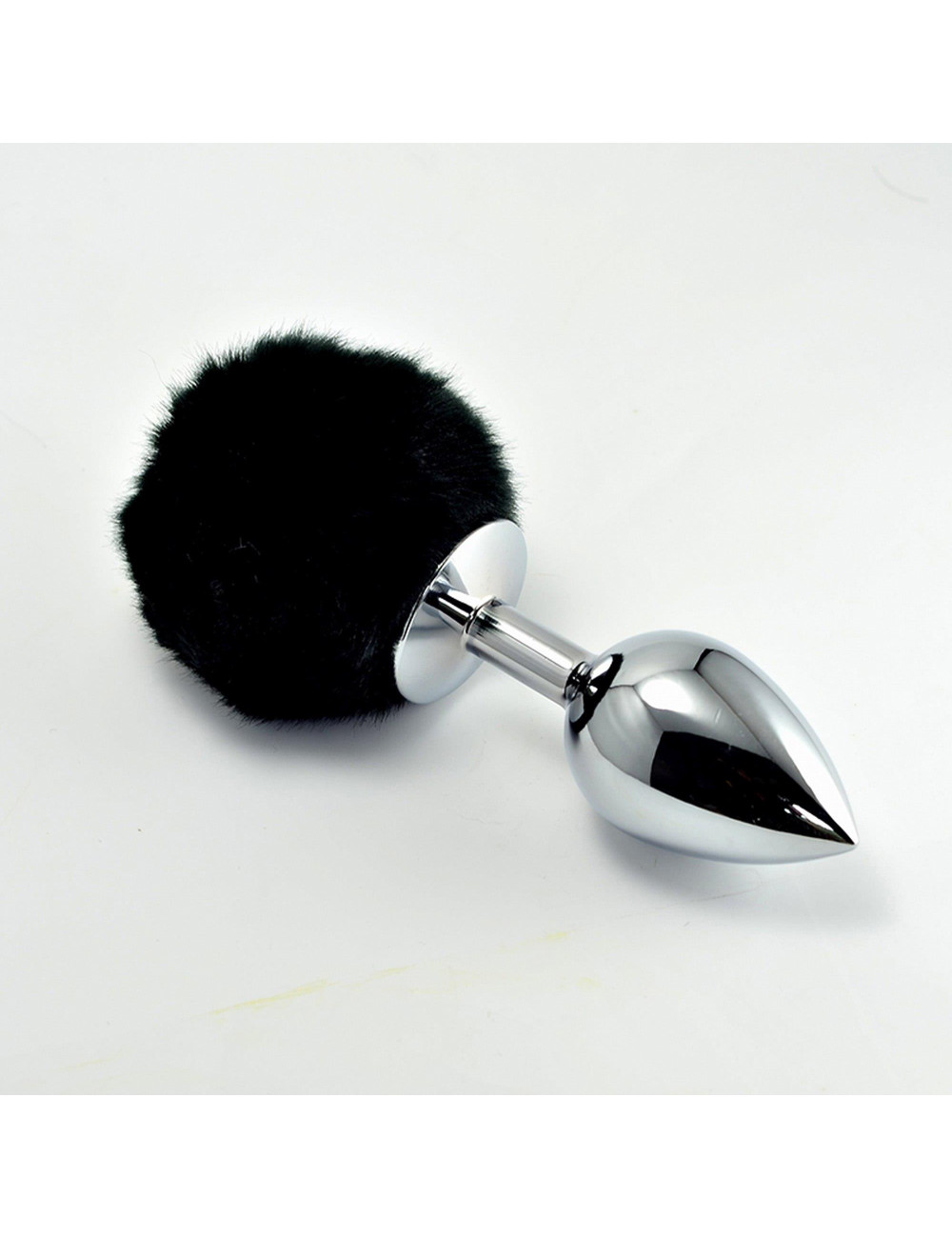 Pompon Metal Plug Large Black