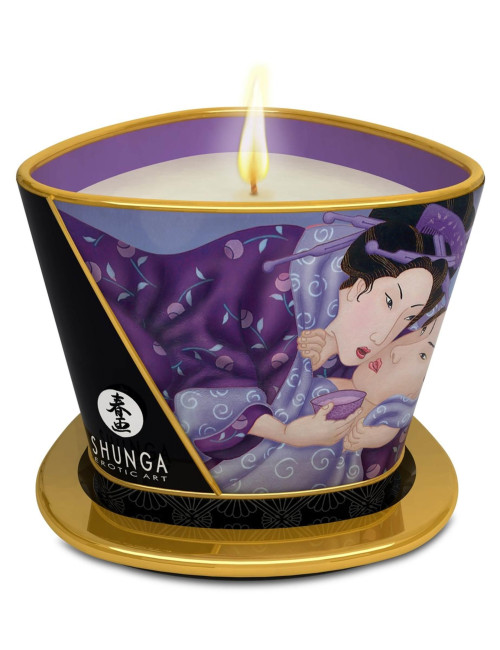 Shunga Massage Candle Exotic Fruits - Afrodyzjaki do masażu, Świece - Kremy
