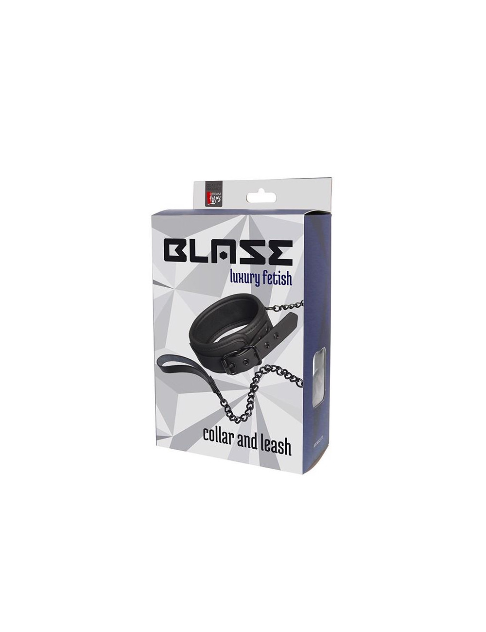 BLAZE COLLAR AND LEASH BLACK