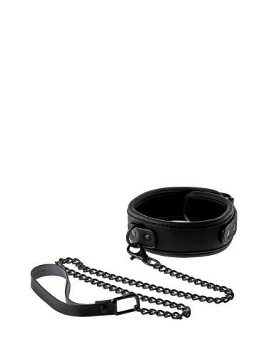 BLAZE COLLAR AND LEASH BLACK