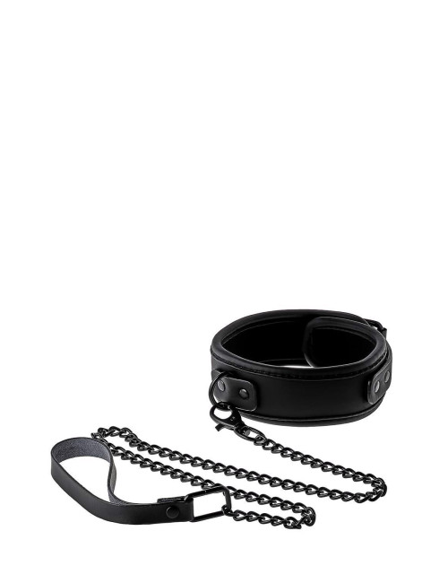 BLAZE COLLAR AND LEASH BLACK