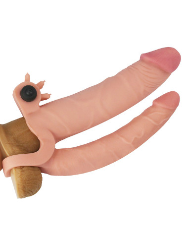 Add 1 Pleasure X Tender Vibrating Double Penis Sleeve