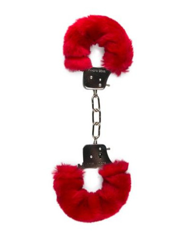 Kajdanki-Furry Handcuffs - Red