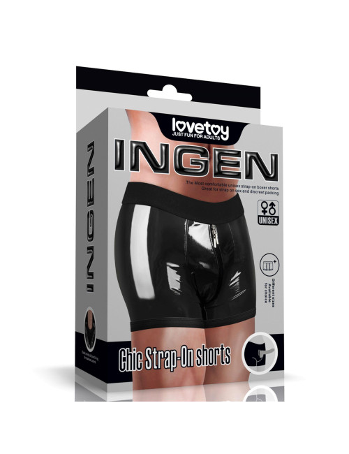 Chic Strap-On shorts (40 - 43 inch waist) Black
