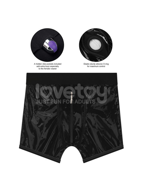Chic Strap-On shorts (40 - 43 inch waist) Black