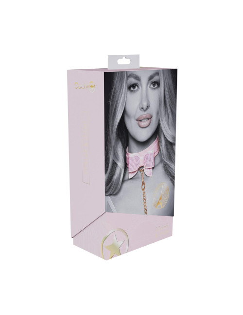 Paris Collection - Collar with Leash - Pink