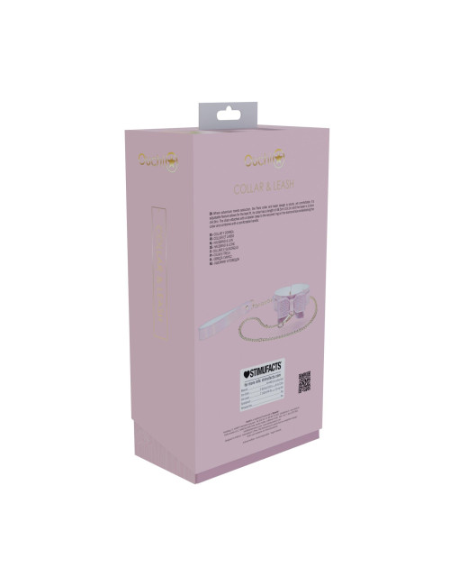 Paris Collection - Collar with Leash - Pink