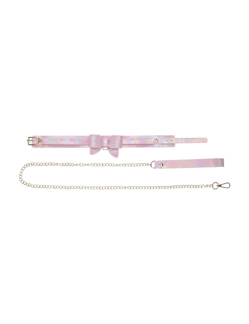 Paris Collection - Collar with Leash - Pink
