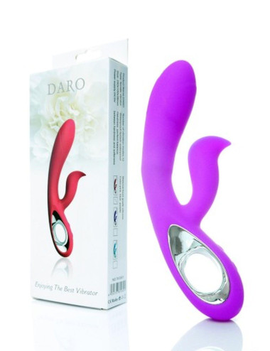 Wibrator-Daro,12 funkcji, USB Fioletowy