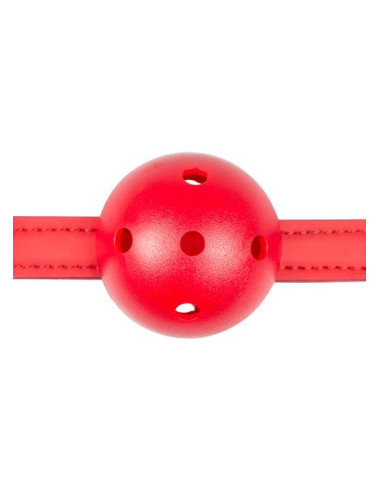 Knebel-Ball Gag With PVC Ball - Red