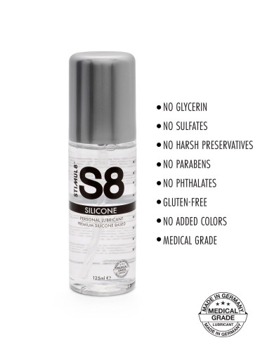 S8 Premium Silicone Lube 125ml Original
