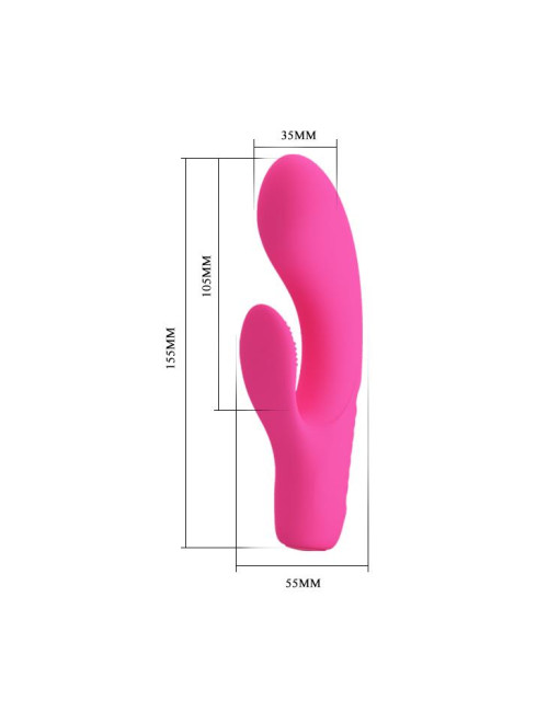 Wibrator USB Pretty Love Tim z pamięcią i 12 funkcjami