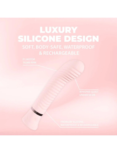 Divine - Ribbed G-spot Vibe - Pink