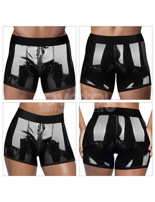 Chic Strap-On shorts (28 - 31 inch waist) Black